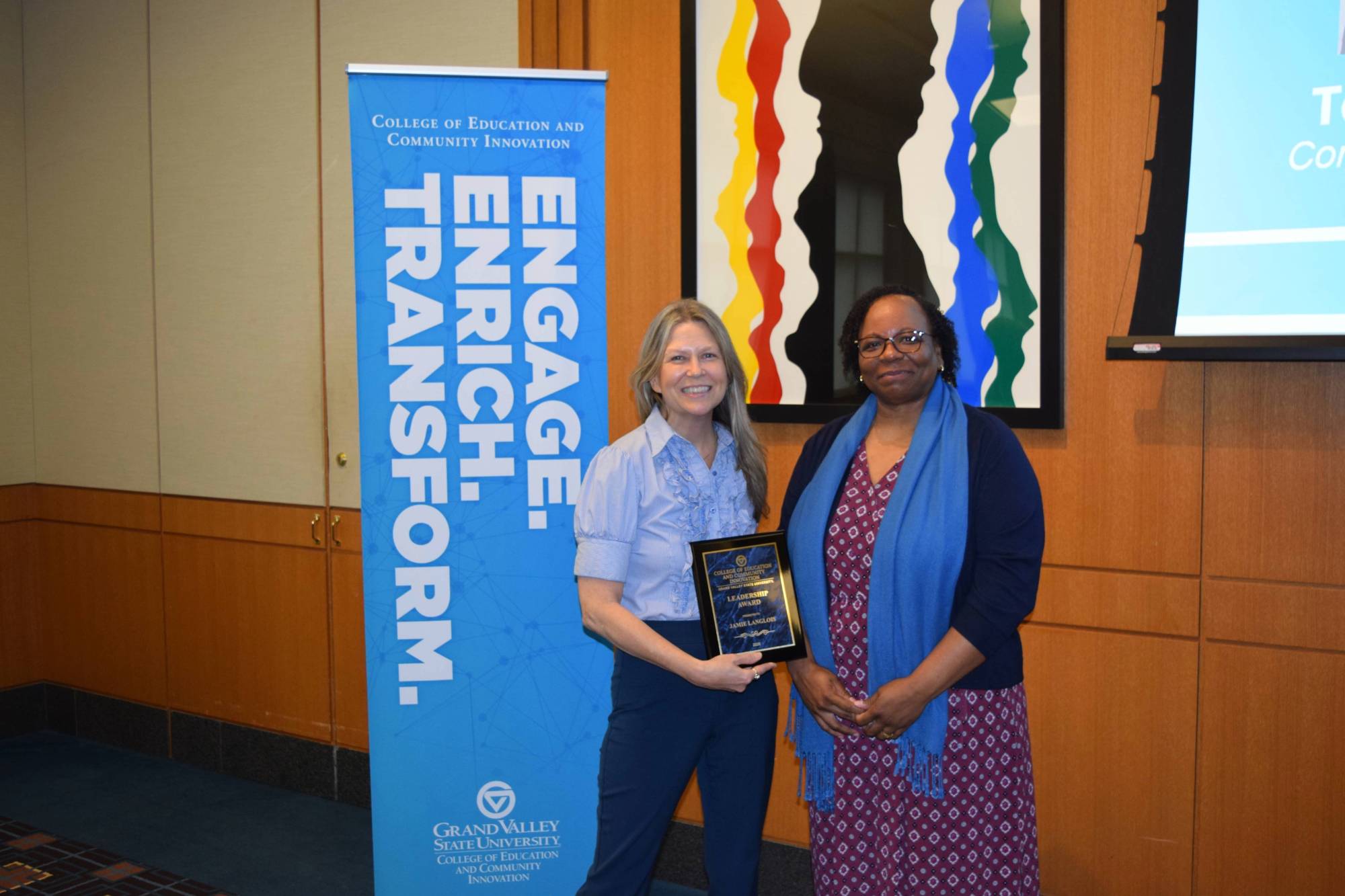 Jamie Langlois, Leadership Award Winner